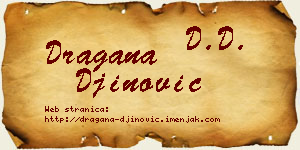 Dragana Đinović vizit kartica